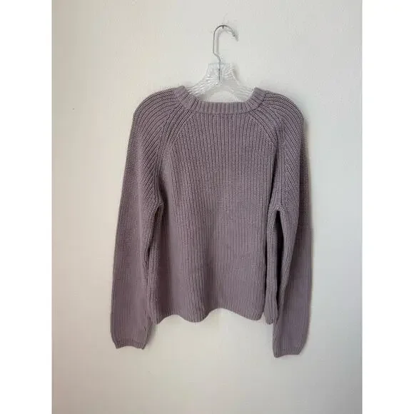 Quince 100% Organic Cotton Fisherman Crew Sweater Size Large - Picture 4 of 8